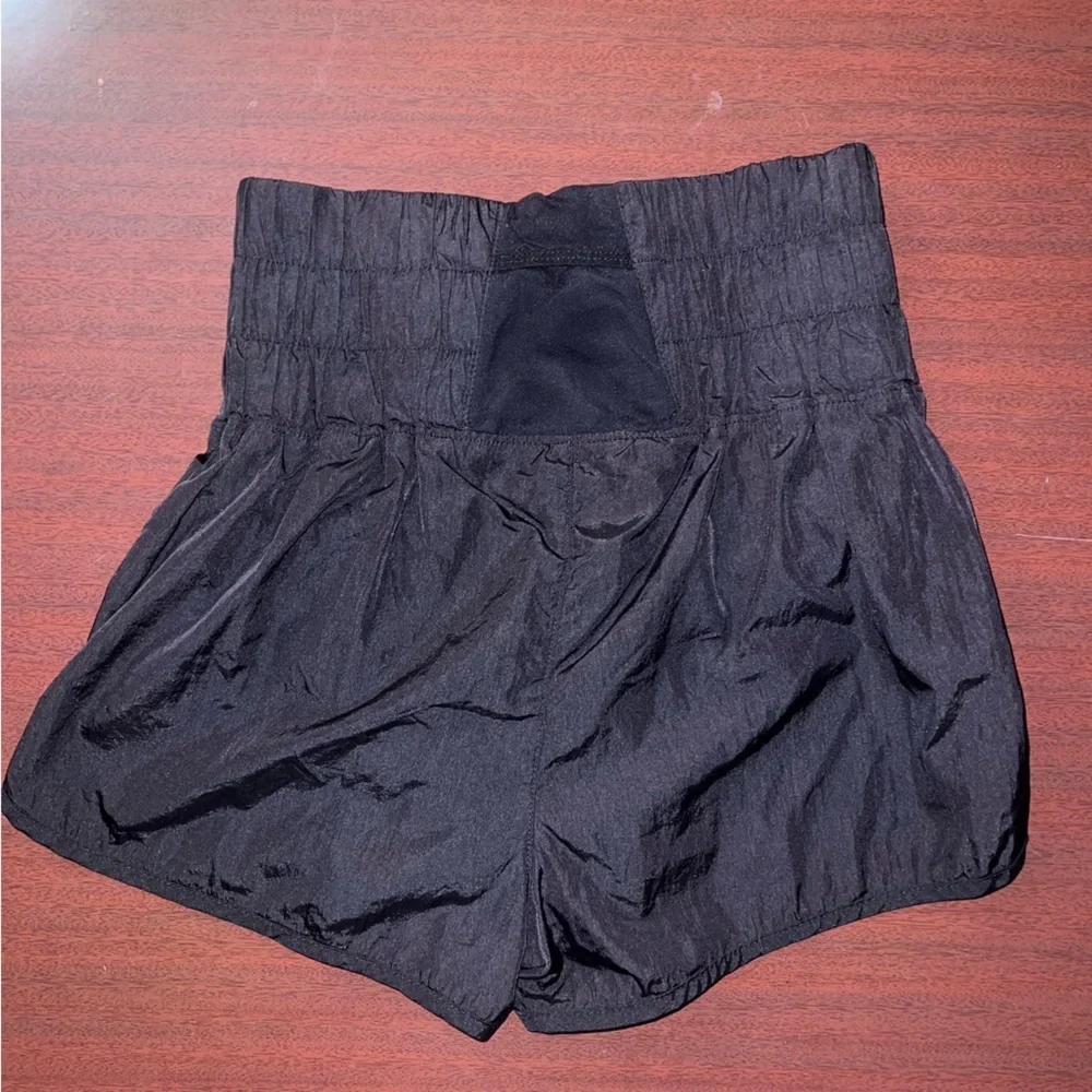 Free People Black Athletic Shorts